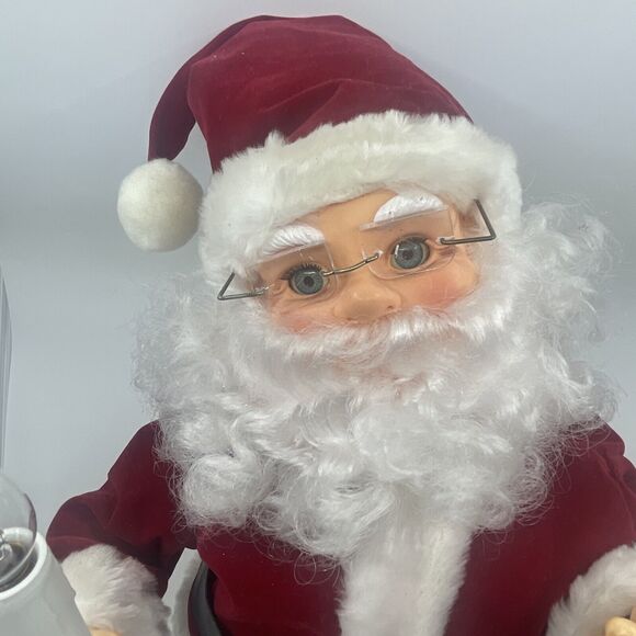 VINTAGE MR SANTA CLAUS TELCO MOTION-ETTES 1996 24” ANIMATED LIGHTED - Picture 12 of 13